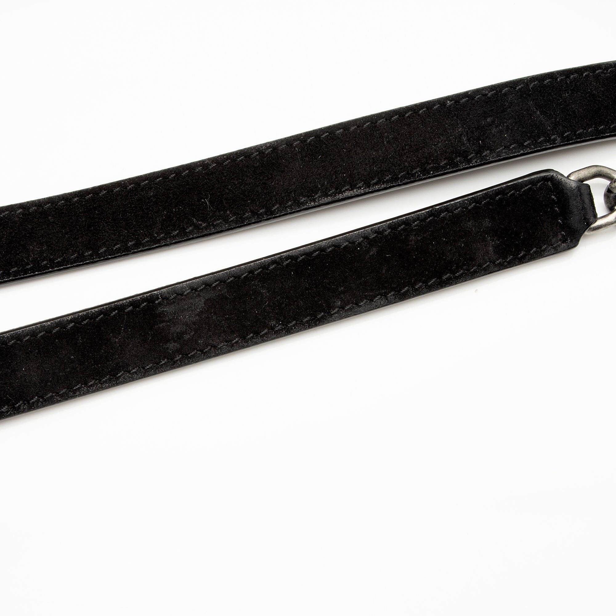 Saint Laurent Suede Monogram Niki Medium Shoulder Bag