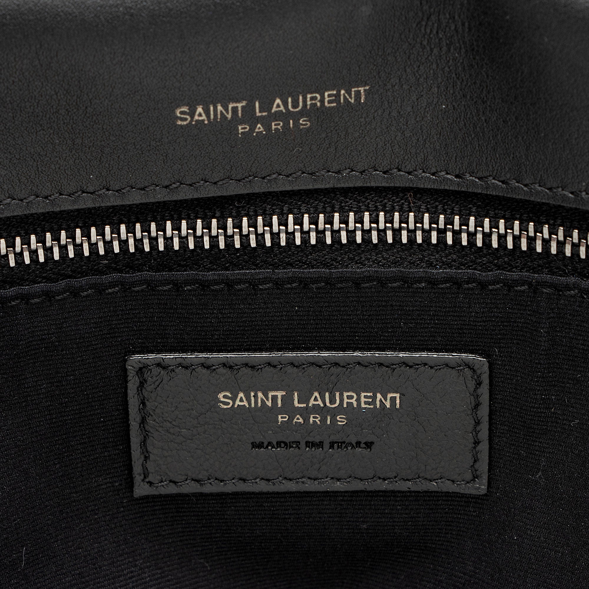 Saint Laurent Suede Monogram Niki Medium Shoulder Bag